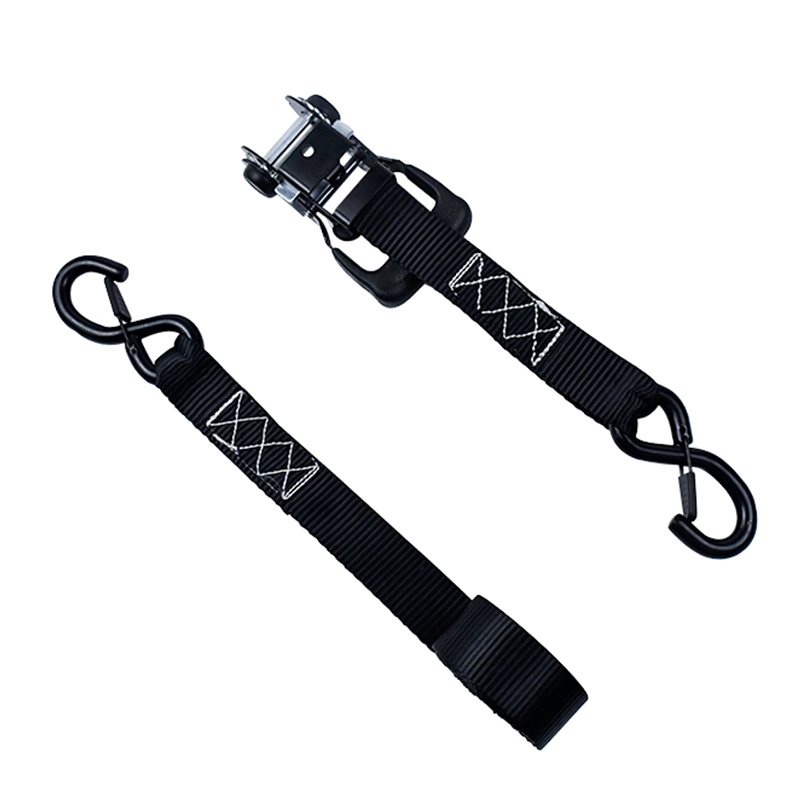 1.5" x 10' ratchet straps with safety s hook