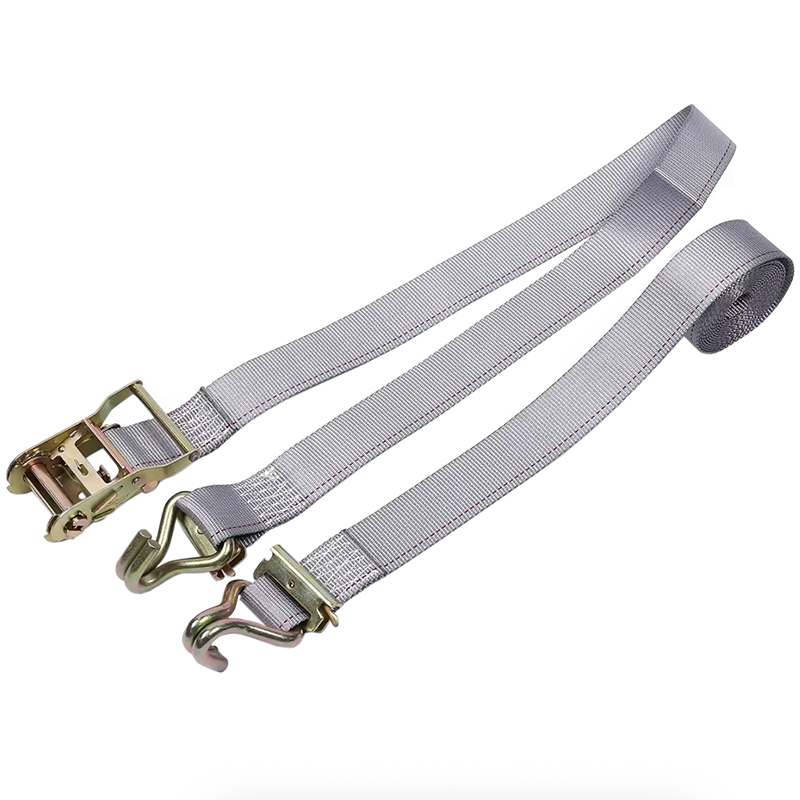 J hook E track ratchet straps